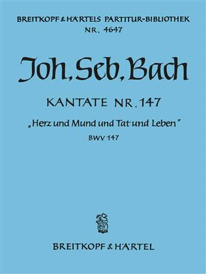 Johann Sebastian Bach: Herz und Mund und Tat und Leben (PA)BWV147: Chœur Mixte et Accomp.