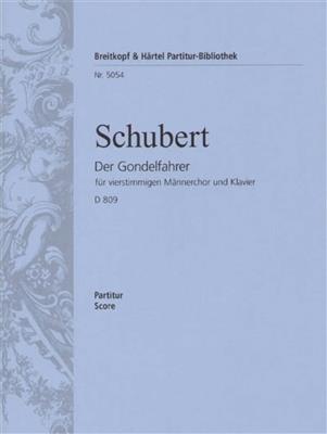 Franz Schubert: Der Gondelfahrer D 809: Chœur Mixte et Piano/Orgue