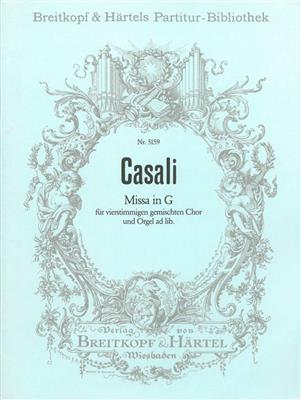 Giovanni Battista Casali: Missa in G: Chœur Mixte et Piano/Orgue