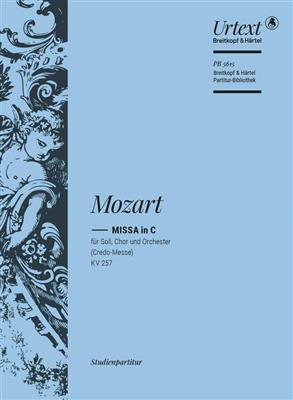 Wolfgang Amadeus Mozart: Missa in C major K. 257: (Arr. Franz Beyer): Chœur Mixte et Ensemble