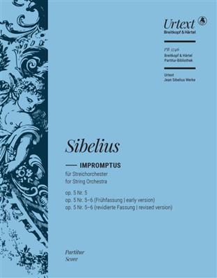 Jean Sibelius: Impromptus: Orchestre à Cordes