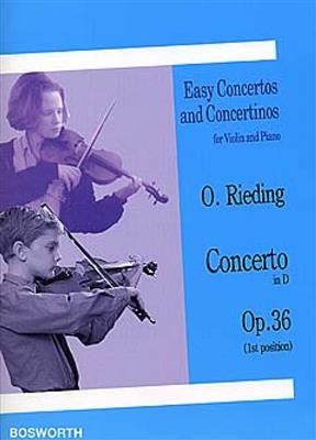 Oscar Rieding: Concerto in D Op. 36: Violon et Accomp.