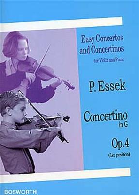 Paul Essek: Concertino in G Op. 4: Violon et Accomp.