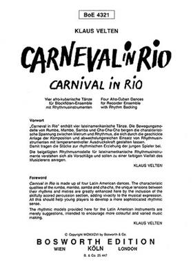 K. Velten: Velten, K Carnival In Rio Rec Ens: Flûte à Bec (Ensemble)