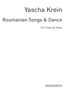Yasha Krein: Roumanian Songs And Dances: Violon et Accomp.
