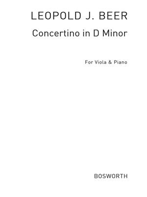 Leopold Josef Beer: Concertino in D minor Op. 81: Alto et Accomp.