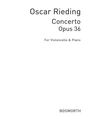Oscar Rieding: Concerto in D Op. 36: Violoncelle et Accomp.