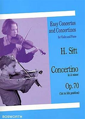 Hans Sitt: Concertino in A Minor Op. 70: Violon et Accomp.
