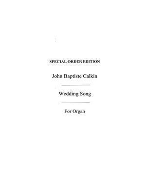 J.Baptiste Calkin: Wedding Song: Orgue