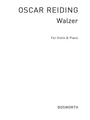 Oscar Rieding: Wals 2 Op.22: Violon et Accomp.