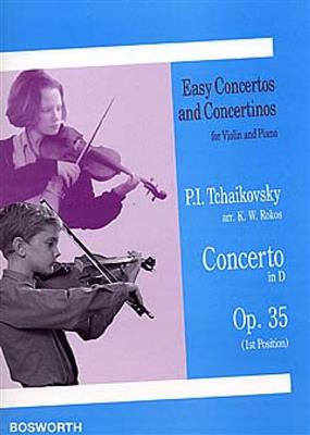 Pyotr Ilyich Tchaikovsky: Concerto Op.35 (1st Pos.) (arr.Rokos): Violon et Accomp.