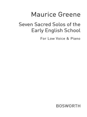 Maurice Green: Seven Sacred Solos Of The Early English School: Chant et Piano