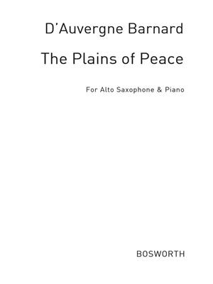 Plains Of Peace for Saxophone and Piano: Saxophone