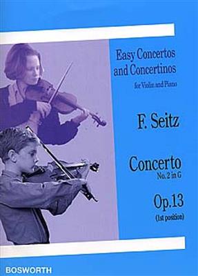 Friedrich Seitz: Violin Concerto No. 2 in G Op.13: Violon et Accomp.