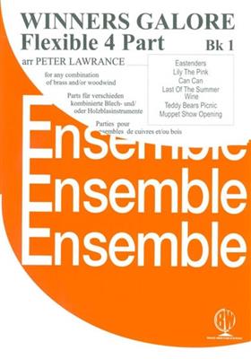 Peter Lawrance: Winners Galore Flexible 4 Part Bk 1: Ensemble à Instrumentation Variable