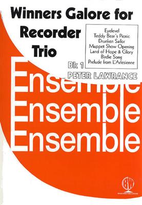 Winners Galore Recorder Trios Bk 1: (Arr. Peter Lawrance): Flûte à Bec (Ensemble)