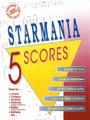 Starmania: 5 Scores: Piano, Voix & Guitare