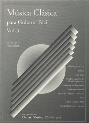 Música Clásica para Guitarra Fácil, Volumen 5