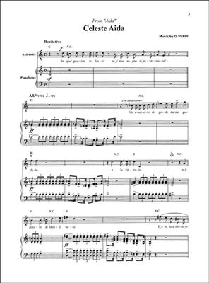 Giuseppe Verdi: Celeste Aida, da Aida: Chant et Piano