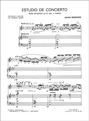 Nancy Faber: Estudio De Concierto: Saxophone