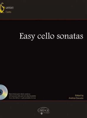 Easy Cello Sonatas: Solo pour Violoncelle