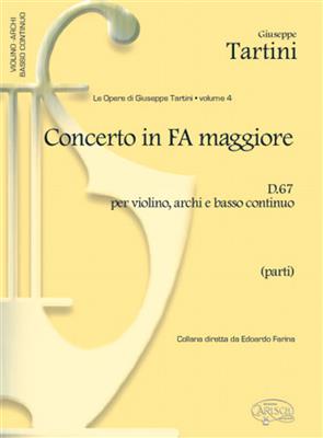 Giuseppe Tartini: Tartini Volume 04: Concerto in F Major D67: Cordes (Ensemble)