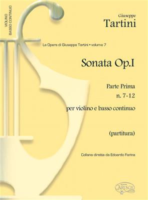 Giuseppe Tartini: Sonate Op.I -Parte Seconda N.7-12 per Violino e B: Ensemble de Chambre