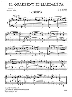 Johann Sebastian Bach: Il Quaderno di Anna Magdalena Bach: Solo de Piano