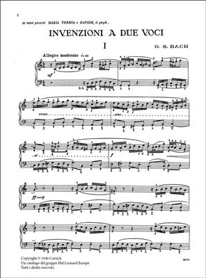 Johann Sebastian Bach: 15 Invenzioni A 2 Voci, Per Fisarmonica: Solo pour Accordéon