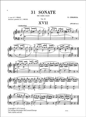 Domenico Cimarosa: 31 Sonatas Vol. 2 (Vitale/Bruno): Solo de Piano