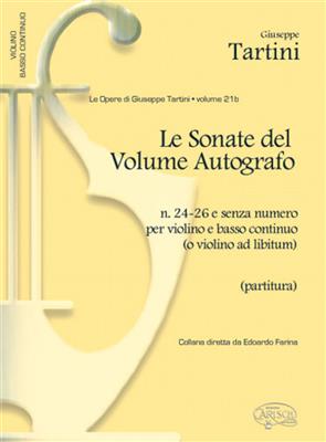 Giuseppe Tartini: Sonate del Volume Autografo, N.24-26: Ensemble de Chambre