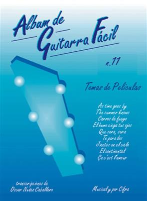 Album De Guitarra Facil No 11 Temas De Peliculas: Solo pour Guitare