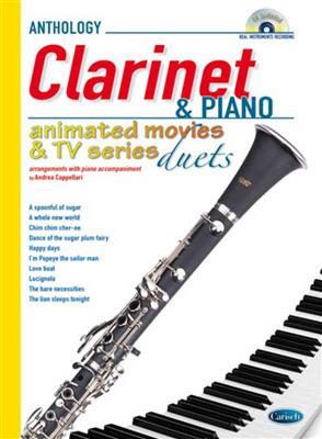 Andrea Cappellari: Animated Movies and TV Duets for Clarinet & Piano: Clarinette et Accomp.