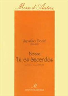 Agostino Donini: Messa Tu es Sacerdos: Voix Basses et Piano/Orgue