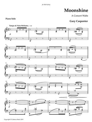 Gary Carpenter: Moonshine: Solo de Piano