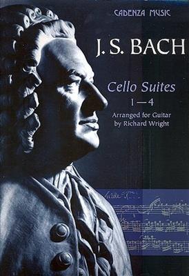 Johann Sebastian Bach: Cello Suites 1-4: (Arr. Richard Wright): Solo pour Guitare