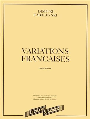 Dmitri Kabalevsky: Variations Francaises: Solo de Piano