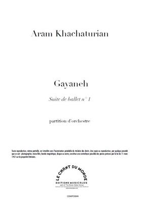 Aram Il'yich Khachaturian: Gayaneh Suite No. 1: Orchestre Symphonique