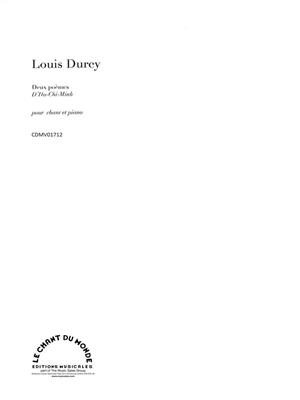 Louis Durey: Deux Poèmes d'Ho-Chi-Minh, Op.69: Chant et Piano