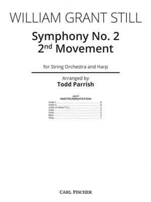 William Grant Still: Symphony No. 2 - 2nd Movement: (Arr. Todd Parrish): Orchestre à Cordes et Solo