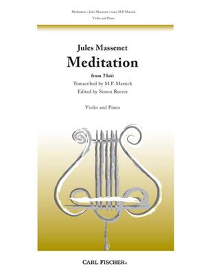 Jules Massenet: Meditation (Thais): Violon et Accomp.