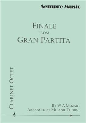 Wolfgang Amadeus Mozart: Finale from Gran Partita: (Arr. Melanie Thorne): Clarinettes (Ensemble)