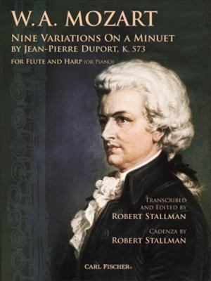 Mozart, Duport Variations in D, K. 573: Flûte Traversière et Accomp.