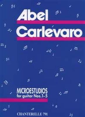 Abel Carlevaro: Microestudios 1 ( 01-05 ): Solo pour Guitare