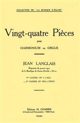 Jean Langlais: Vingt-quatre (24) Pièces - cahier n°2 (13 à 24): Orgue