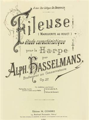 Alphonse Hasselmans: La Fileuse Op.27: Solo pour Harpe