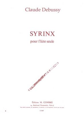 Claude Debussy: Syrinx: Solo pour Flûte Traversière