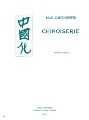 Paul Oberdoerffer: Chinoiserie: Violon et Accomp.