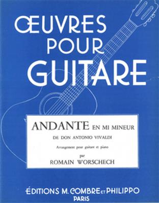 Antonio Vivaldi: Andante en mi min.: Guitare et Accomp.