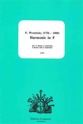P. Wrantitzky: Harmonie In F: Bois (Ensemble)